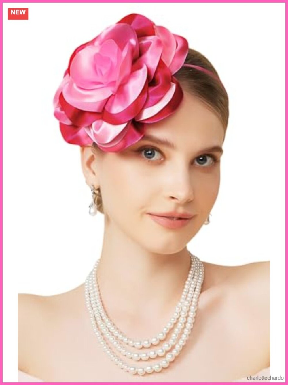 Fascinator Hat Derby Tea Party Layered Flower Headband